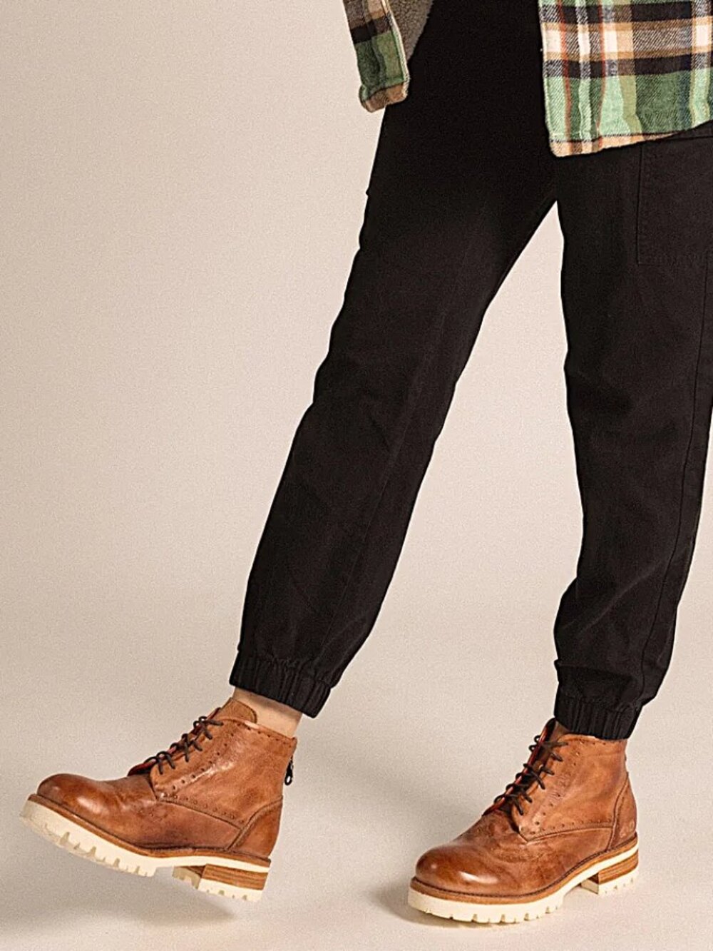 BED|STU  QUATRO III  Booties - TAN RUSTIC - LEATHER